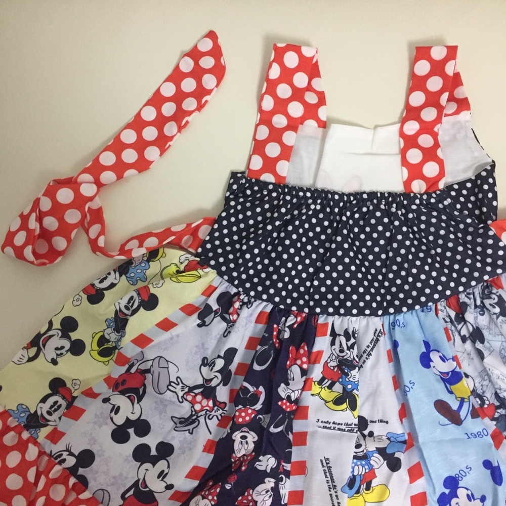 Minnie Mouse Mickey Mouse Cute Twirl Dress - Picture 11 of 11